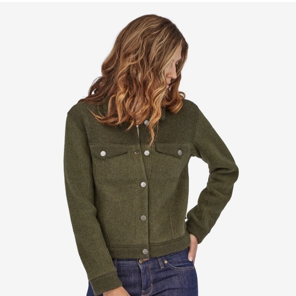 patagonia woolie trucker jacket